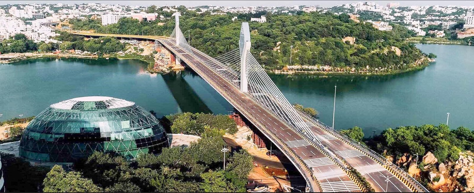 Durgam Cheruvu Cable Bridge Hyderabad